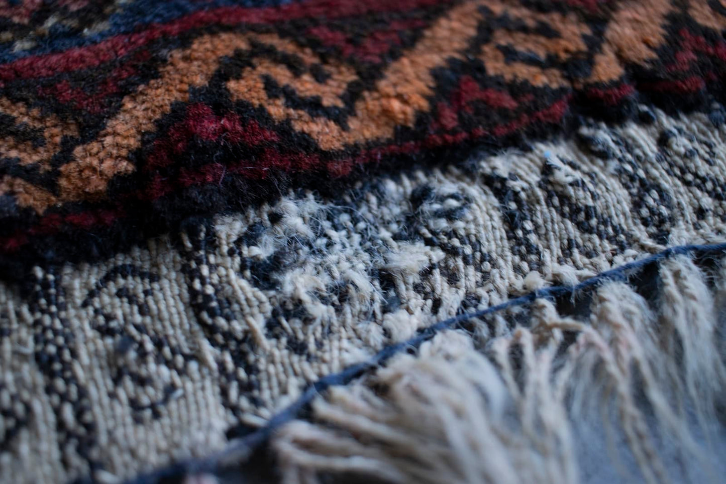 vintage baluch rug