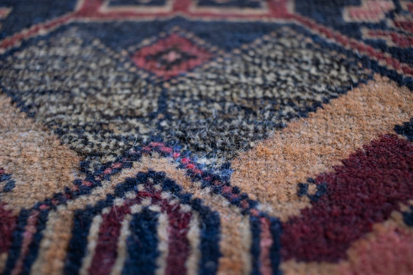 vintage baluch rug