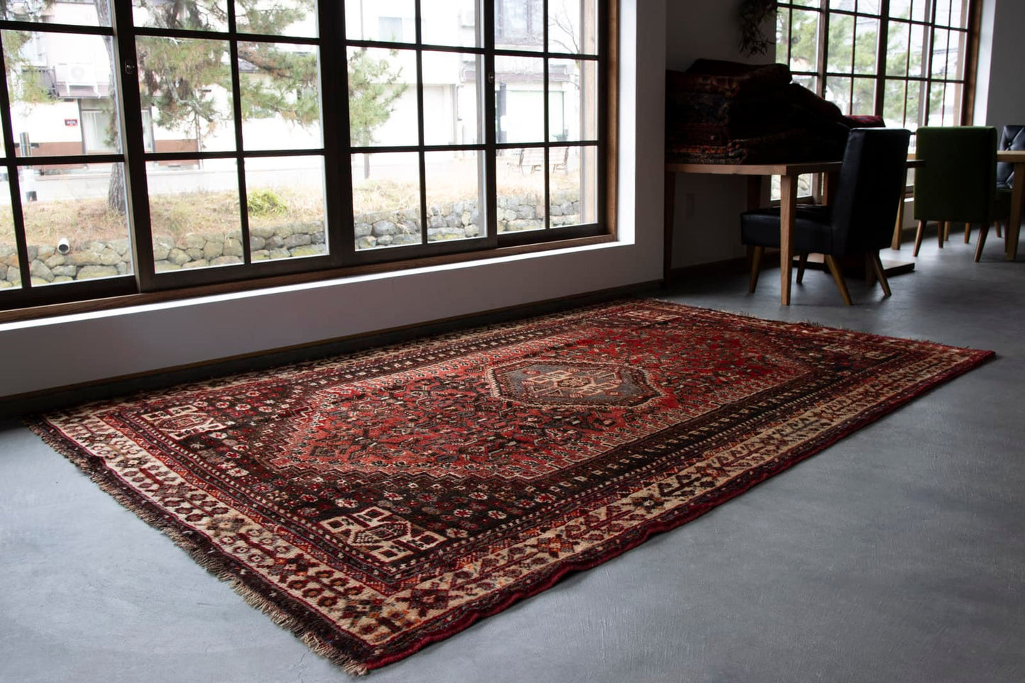 vintage qashqai rug
