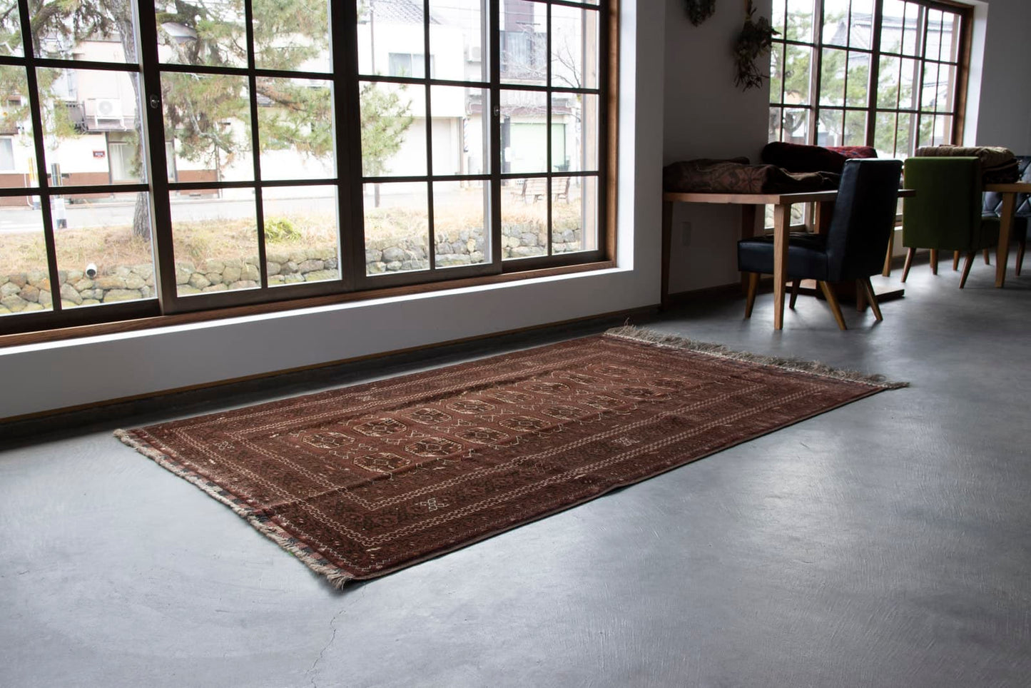 old turkmen rug