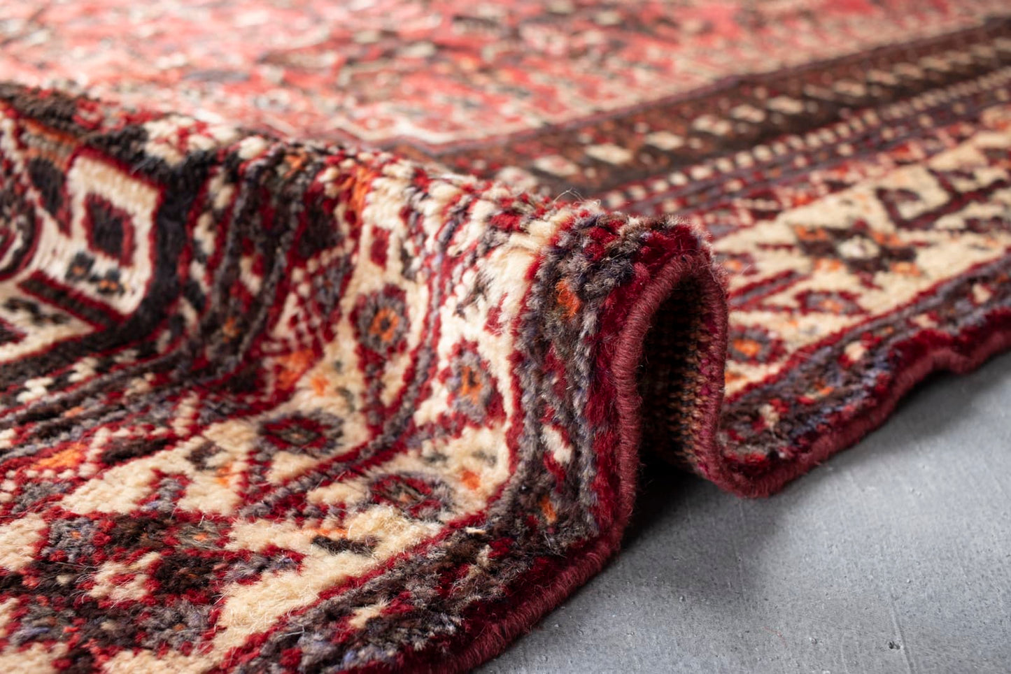 vintage qashqai rug
