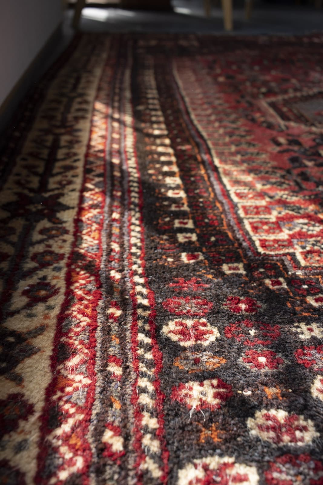 vintage qashqai rug