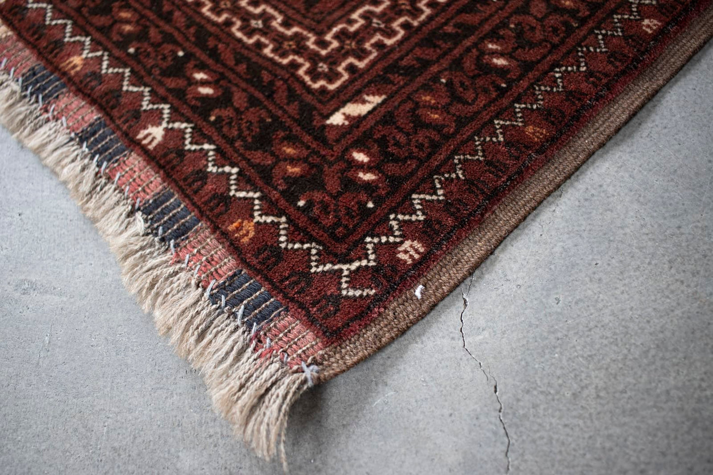 old turkmen rug
