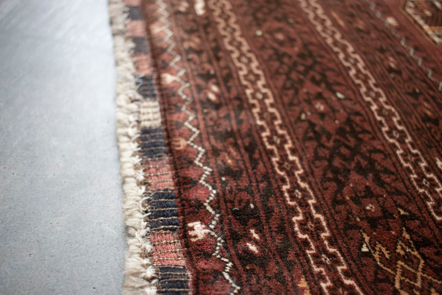 old turkmen rug