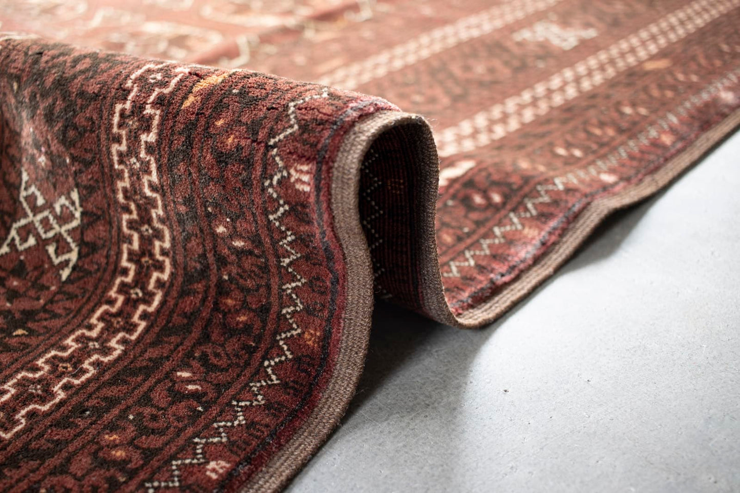 old turkmen rug