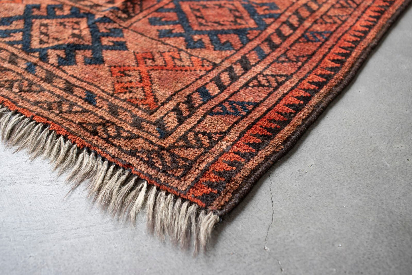 old turkmen rug