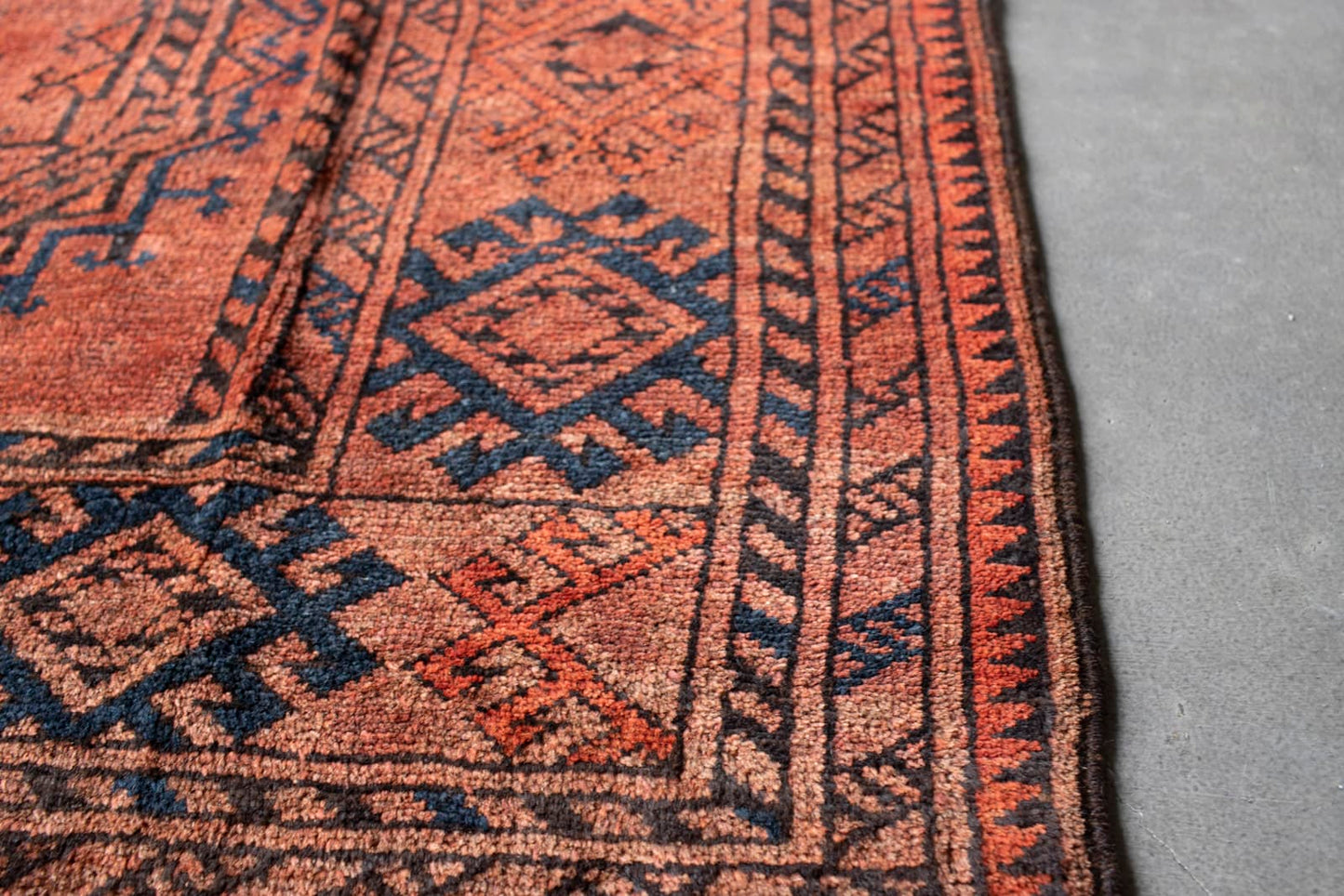 old turkmen rug