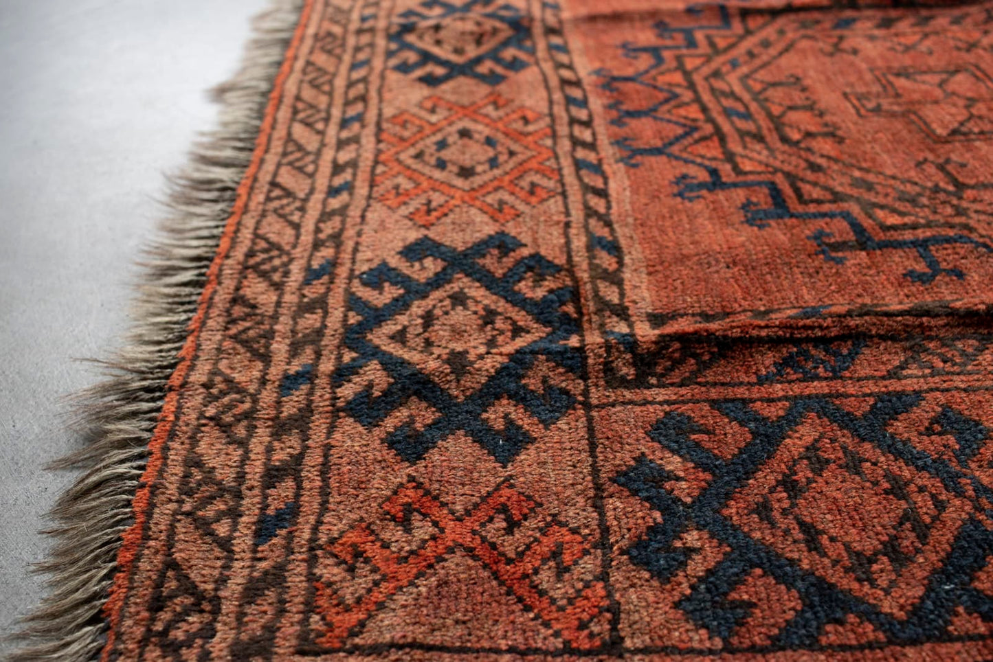 old turkmen rug