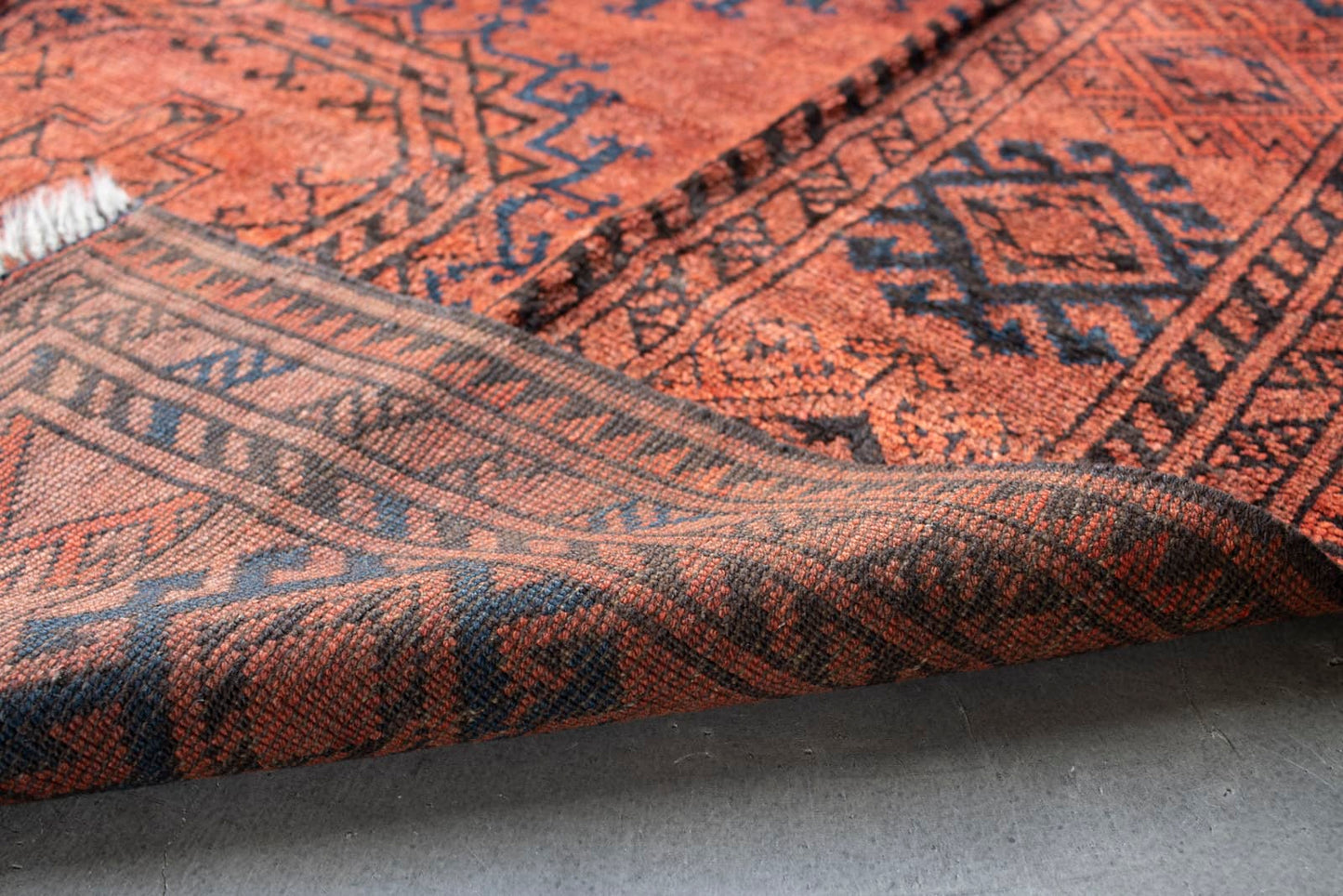 old turkmen rug