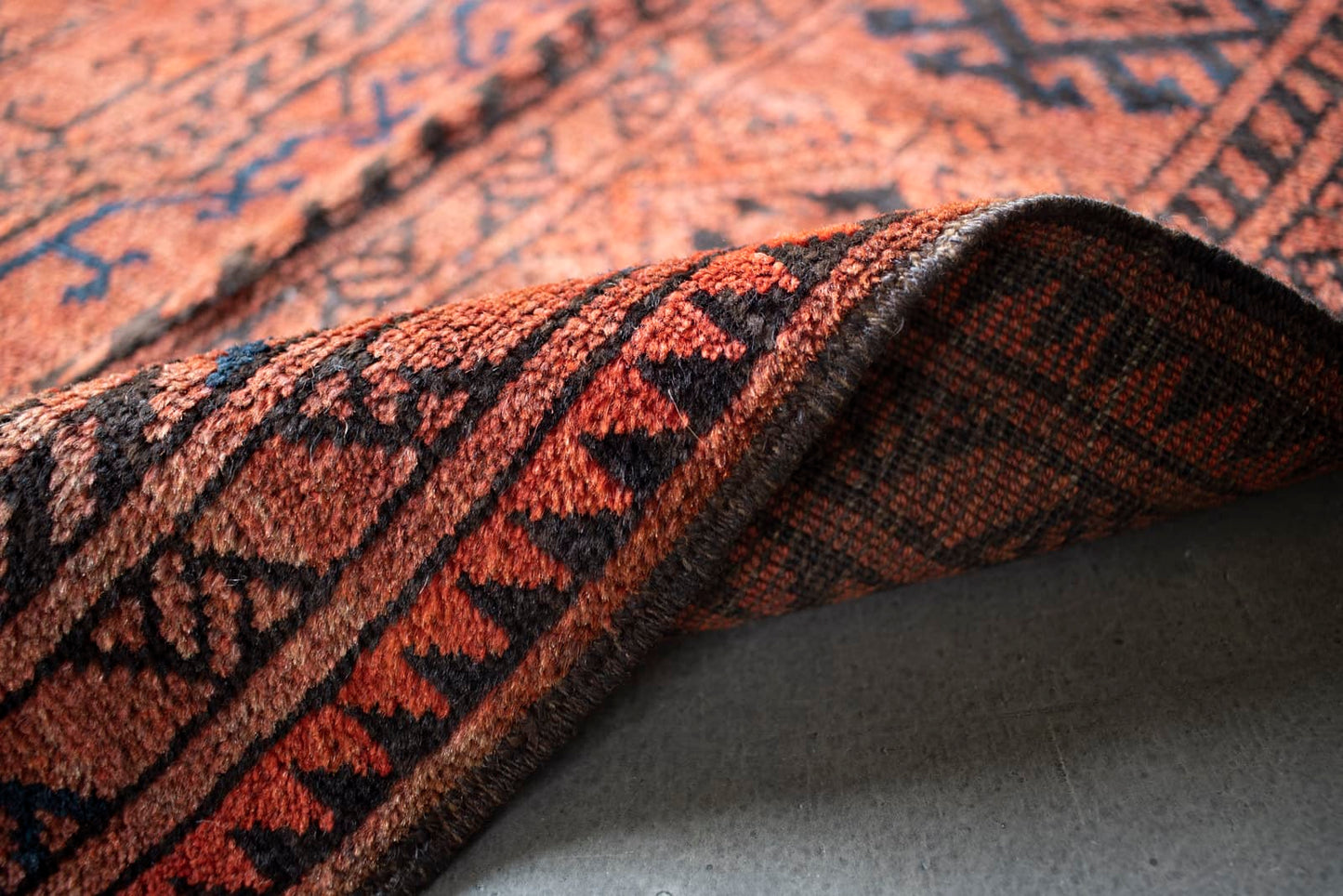 old turkmen rug