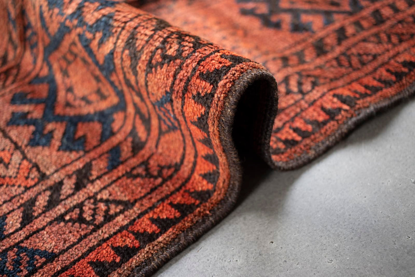old turkmen rug