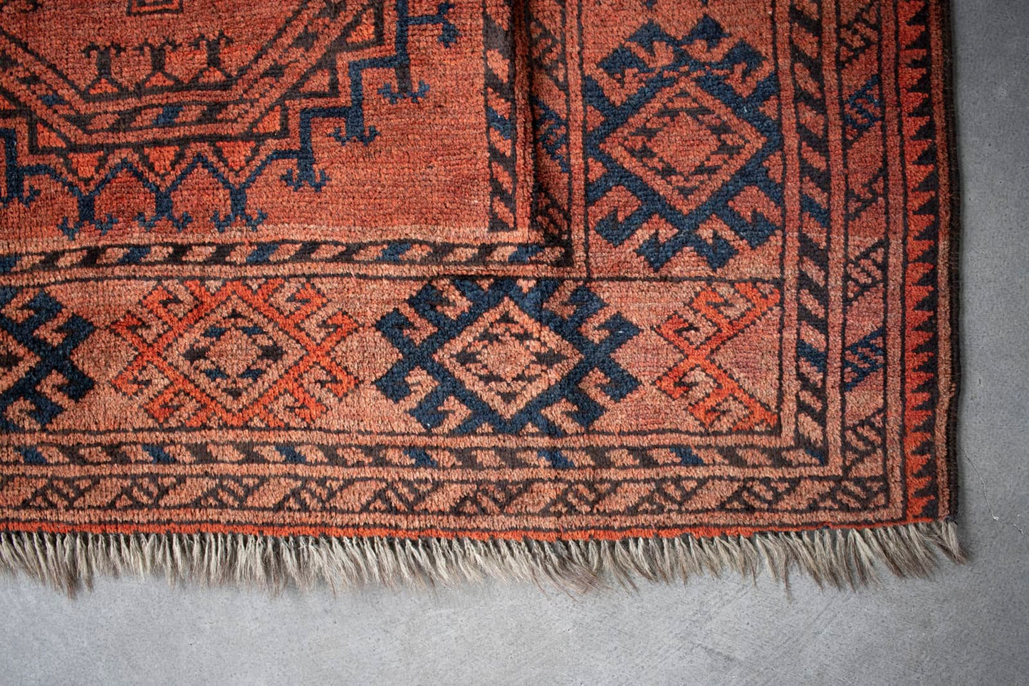 old turkmen rug