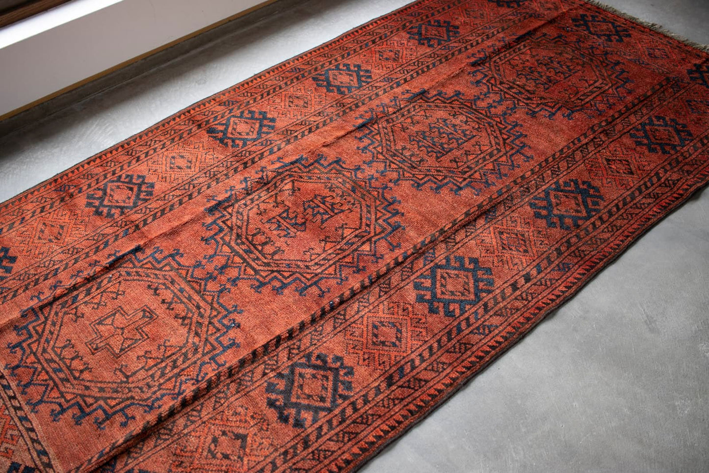 old turkmen rug