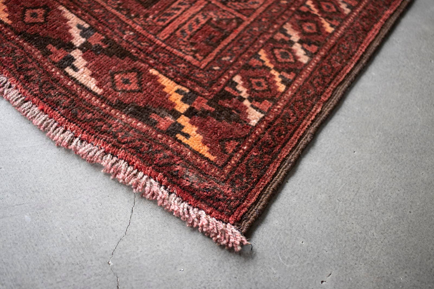 vintage turkmen rug