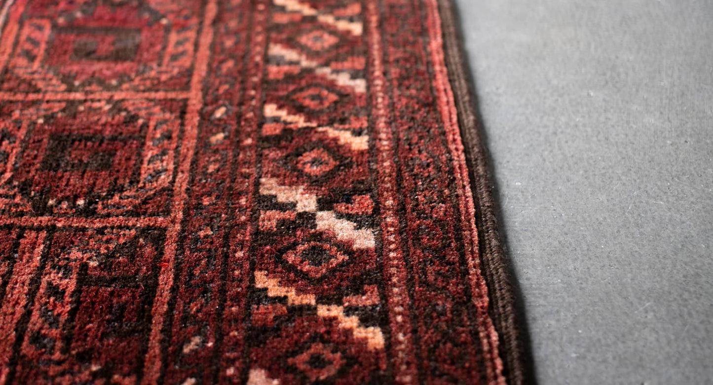 vintage turkmen rug