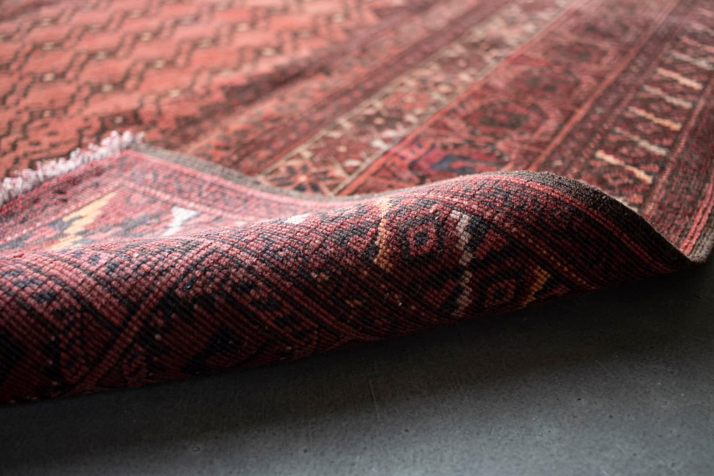 vintage turkmen rug