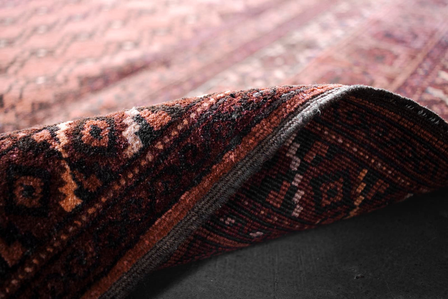 vintage turkmen rug