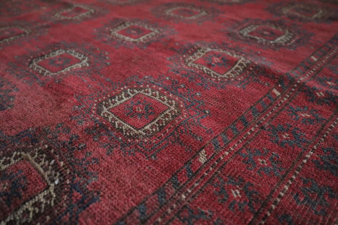 old turkmen rug