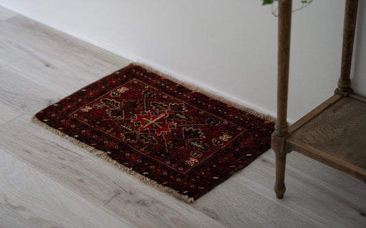 A-324 vintage Baluch rug