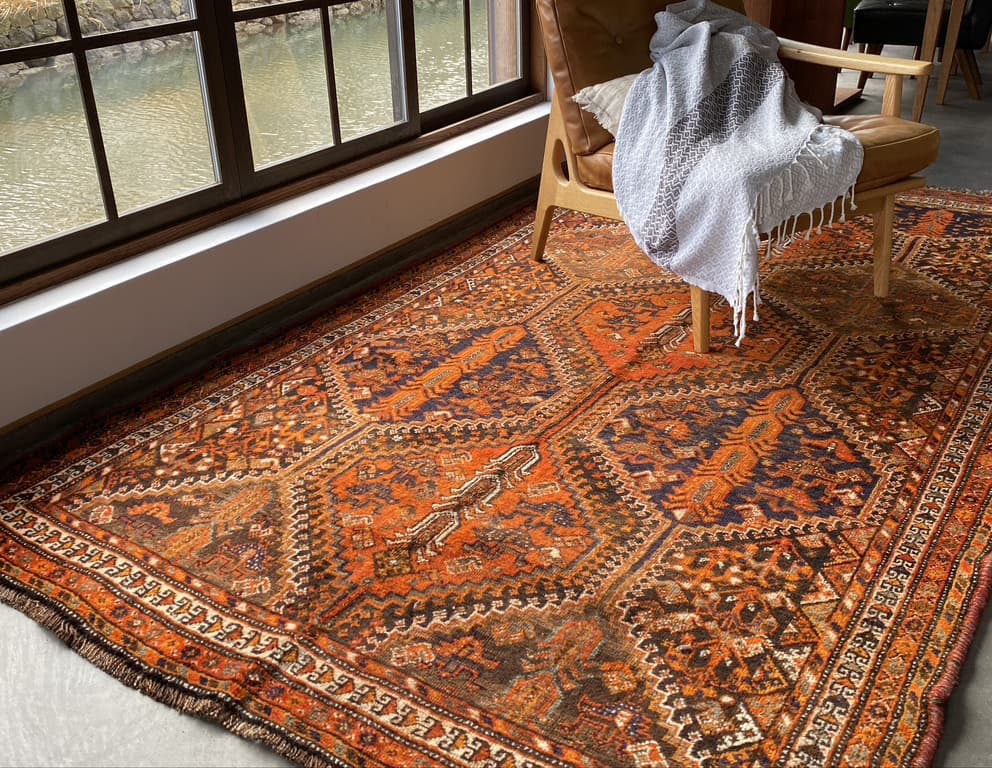 vintage shiraz rug