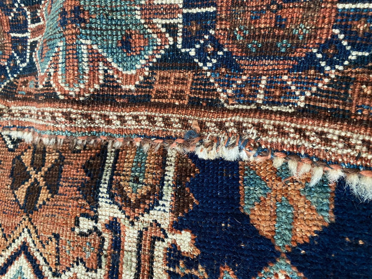 A-316  antique afshar rug