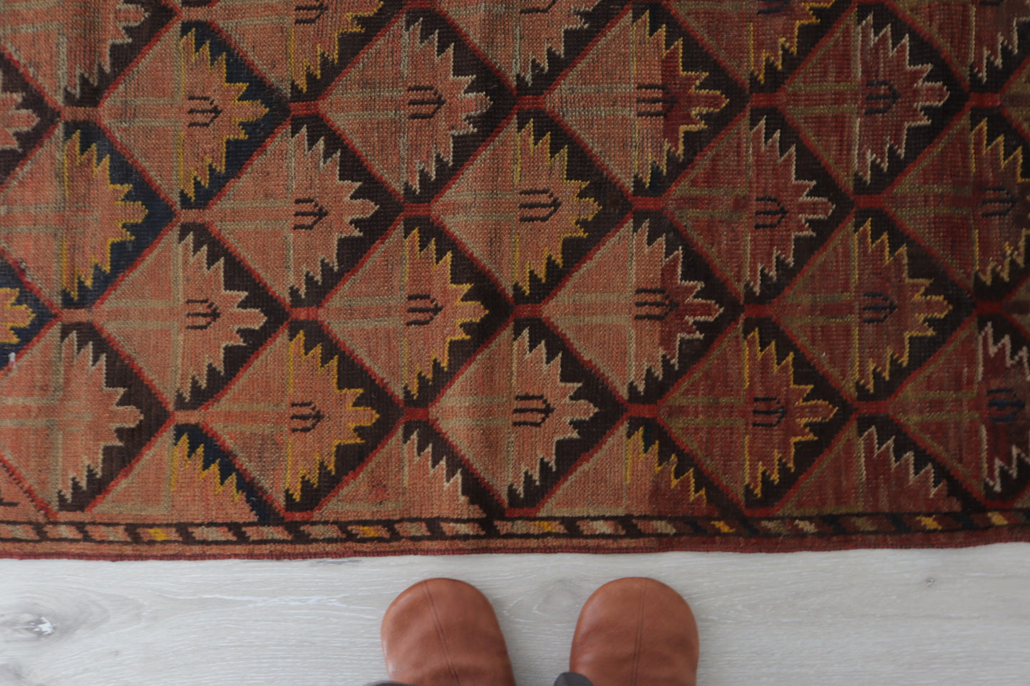 A-299 antique turkmen rug
