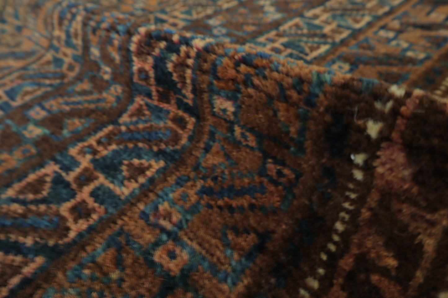 A-318 vintage baluch rug
