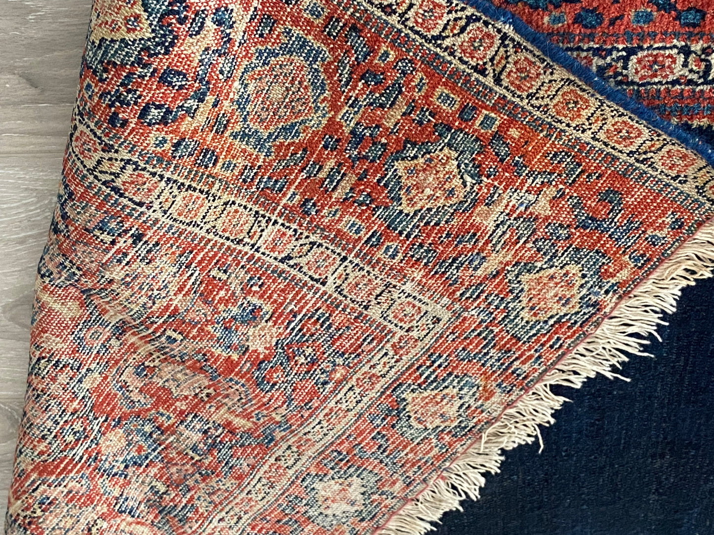 A-321 antique senneh rug