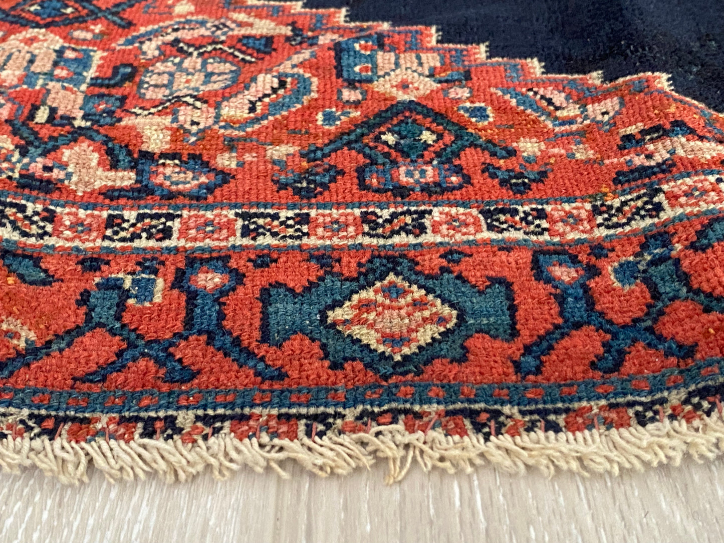 A-321 antique senneh rug