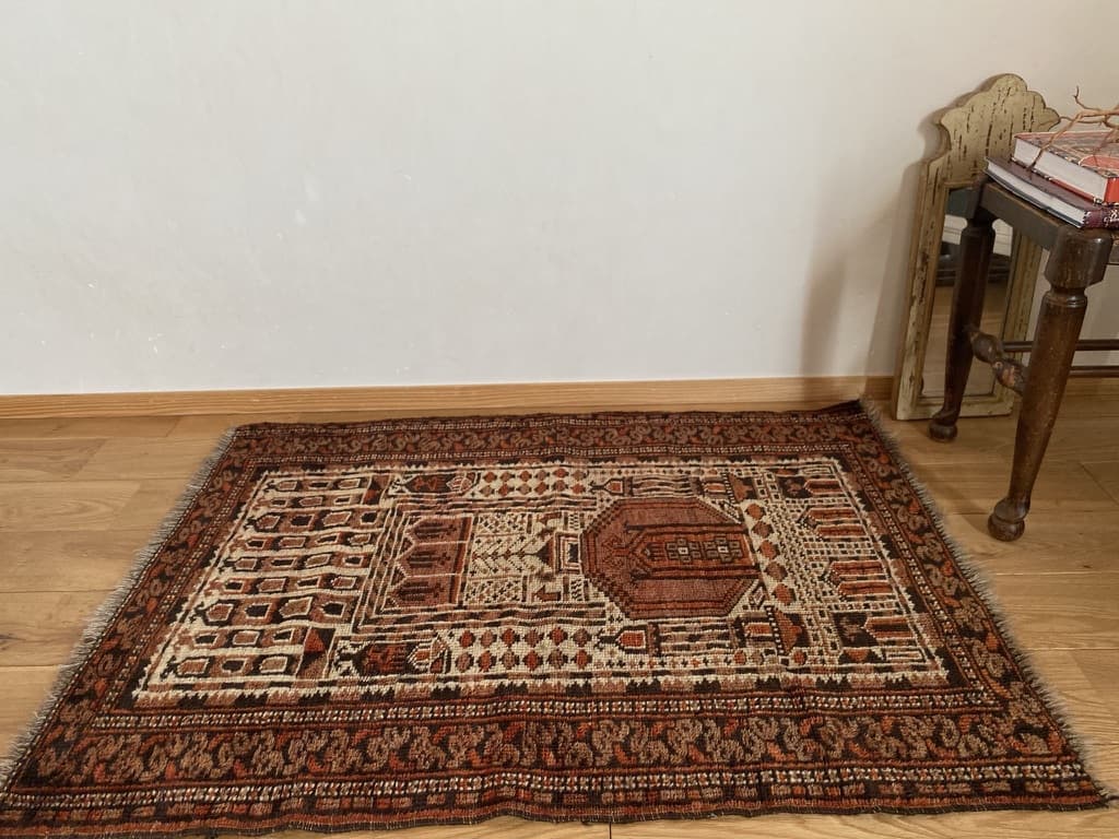 old Turkmen rug