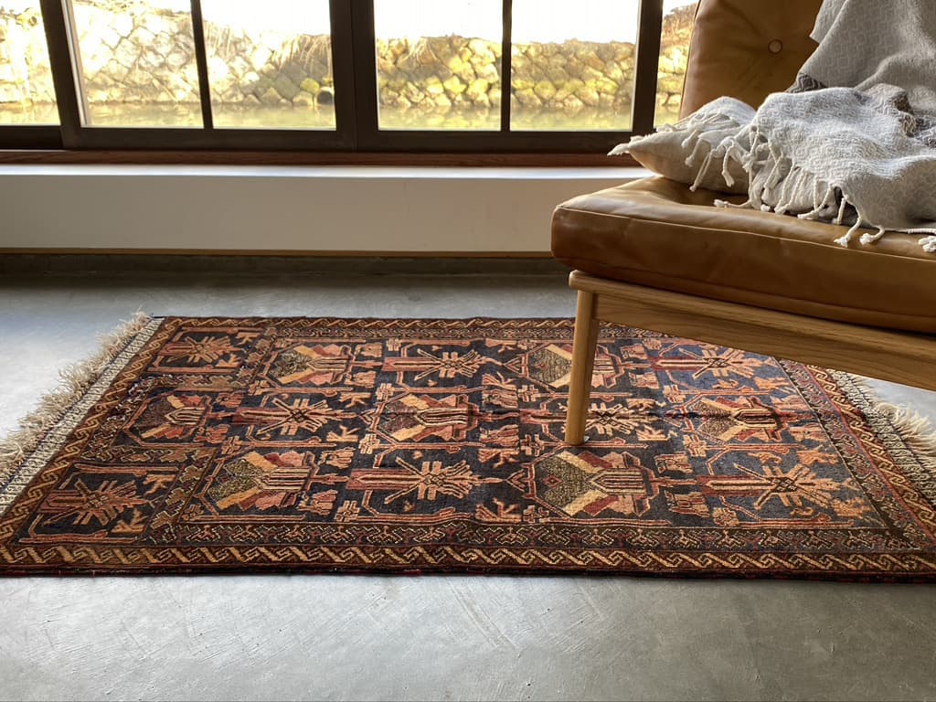 vintage baluch rug