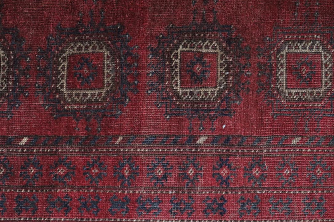 old turkmen rug