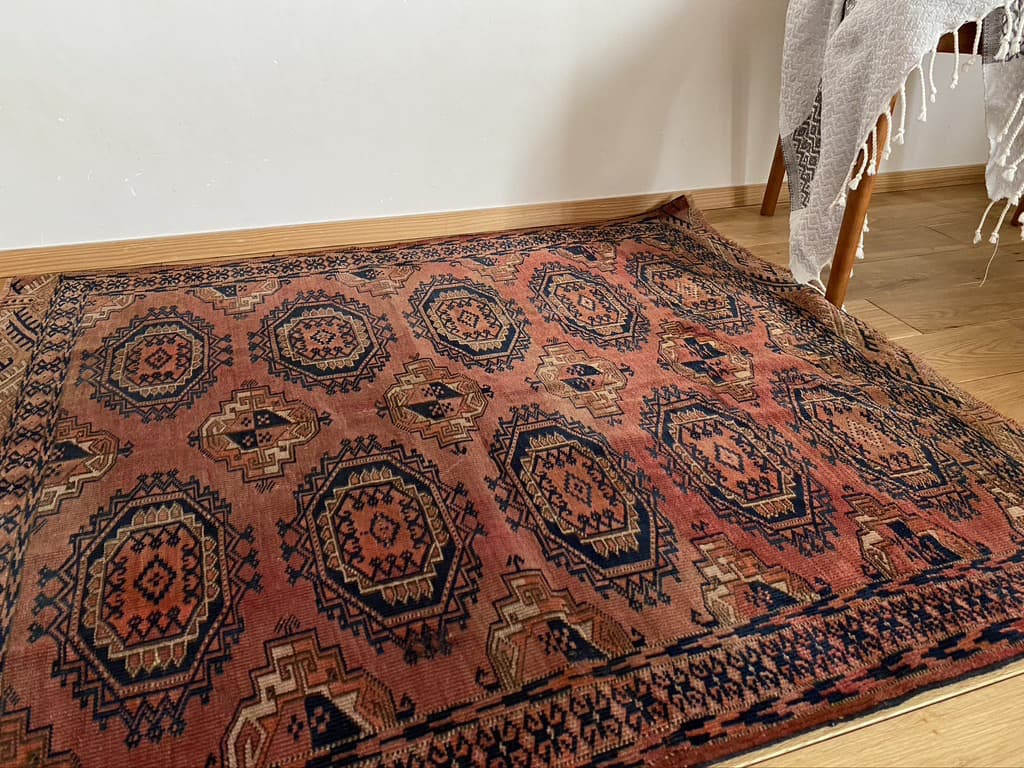 old Turkmen rug