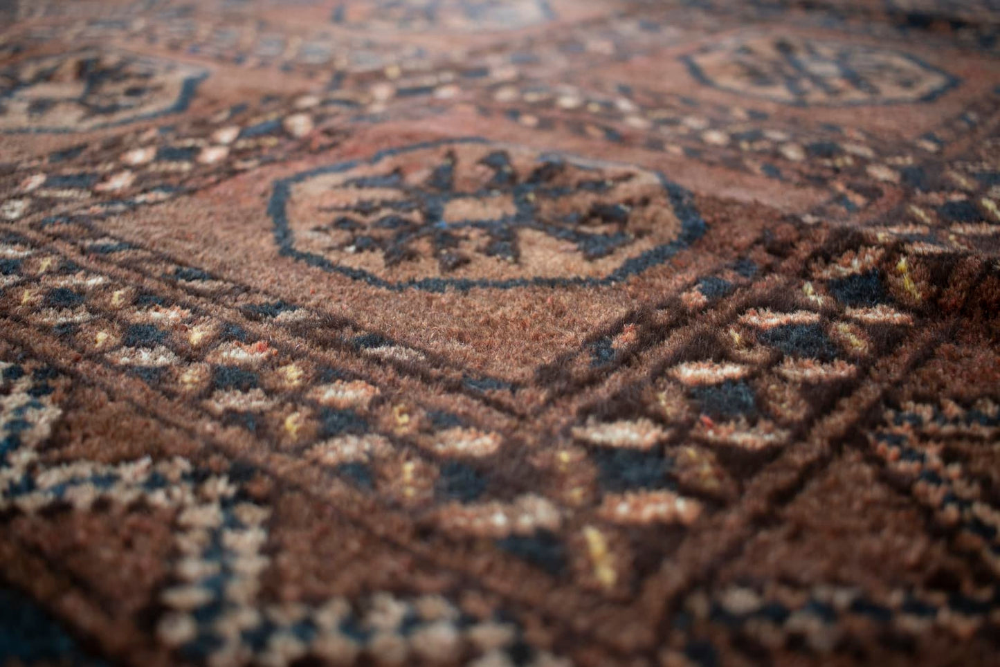 old turkmen rug