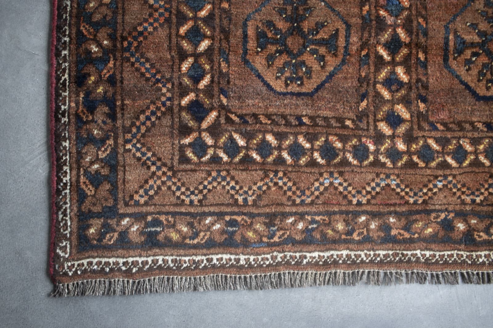 old turkmen rug