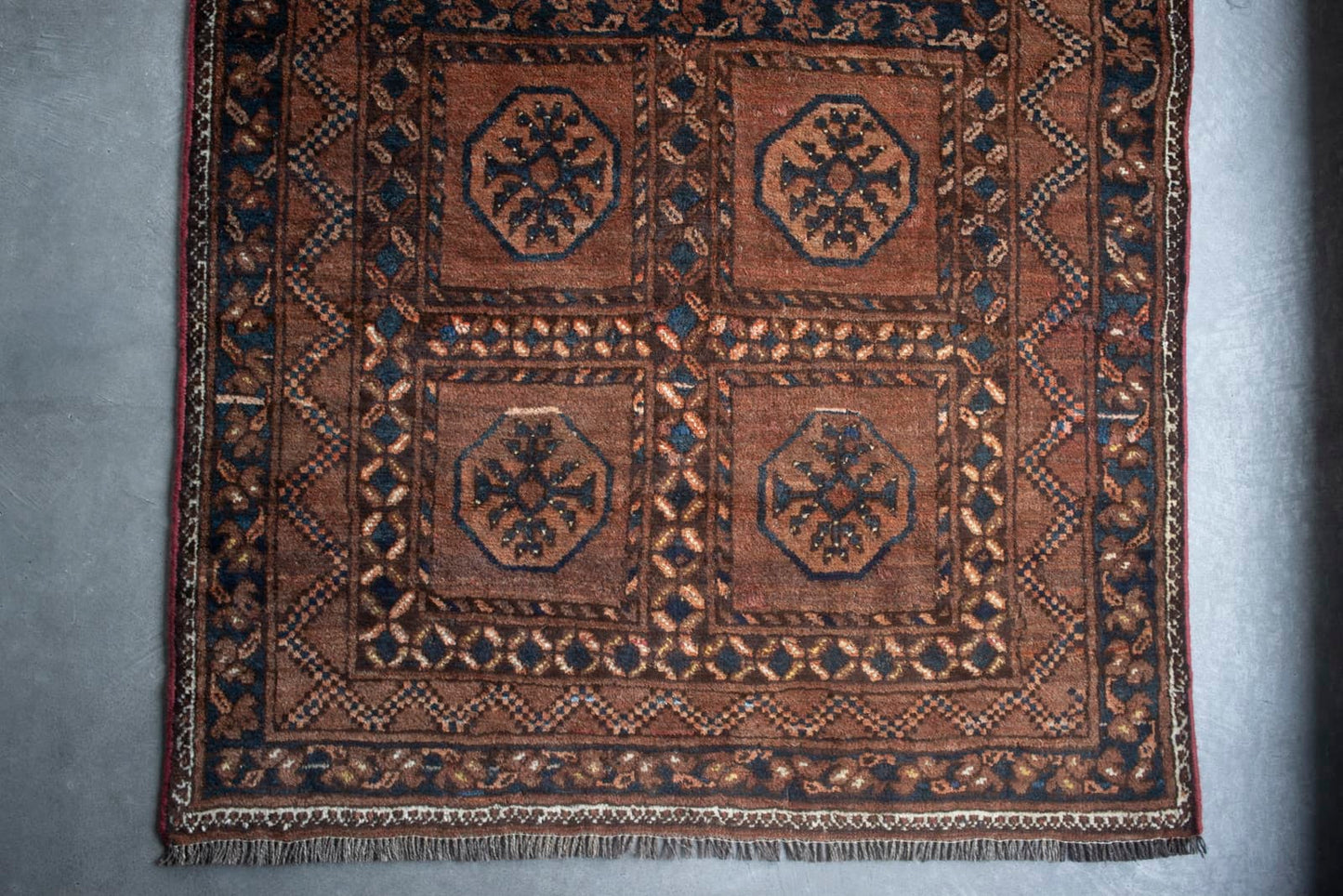 old turkmen rug