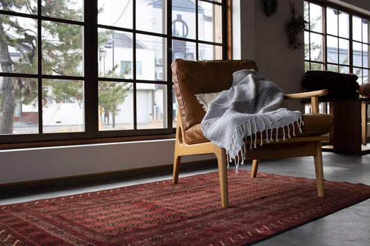 vintage turkmen rug